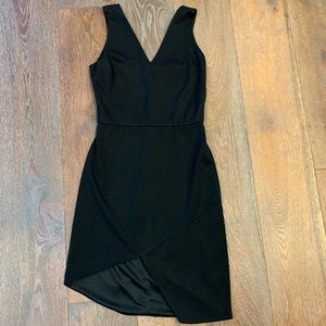 Bloomingdales Aqua black dress